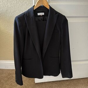 Calvin Klein classic black business suit